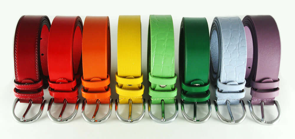 Colorful Men’s Belt Styles: How to Style Yellow Belts, Blue belts, White Belts, and More