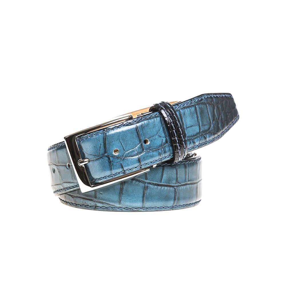 Blue Leather Belts