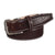 Brown American Bison Leather Belt | Mens Leather Goods | Bison | Roger Ximenez