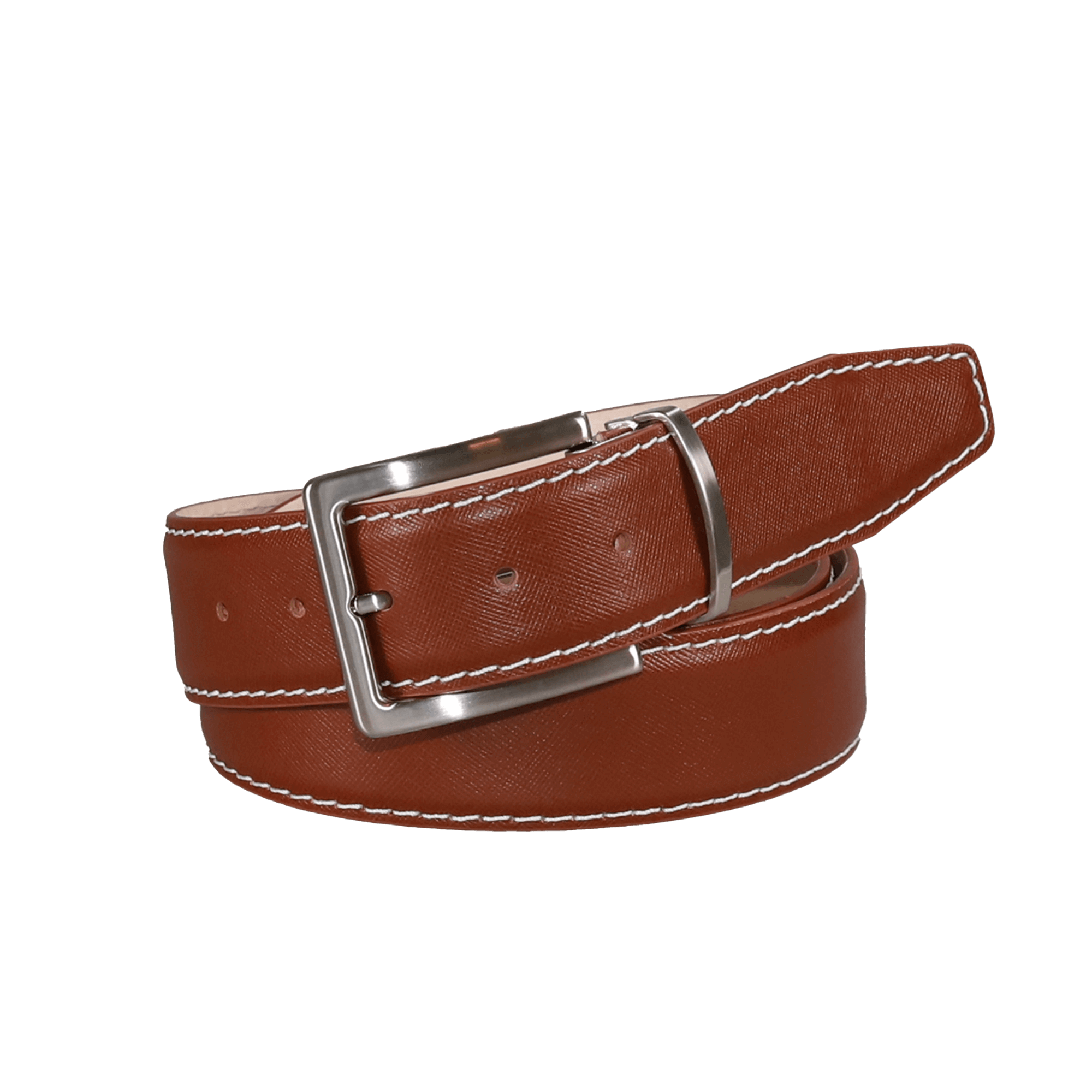 Cognac Saffiano Italian Leather Belt | Designer Belts | Roger Ximenez Cognac Saffiano Italian Leather Belt | Designer Belts | Roger Ximenez