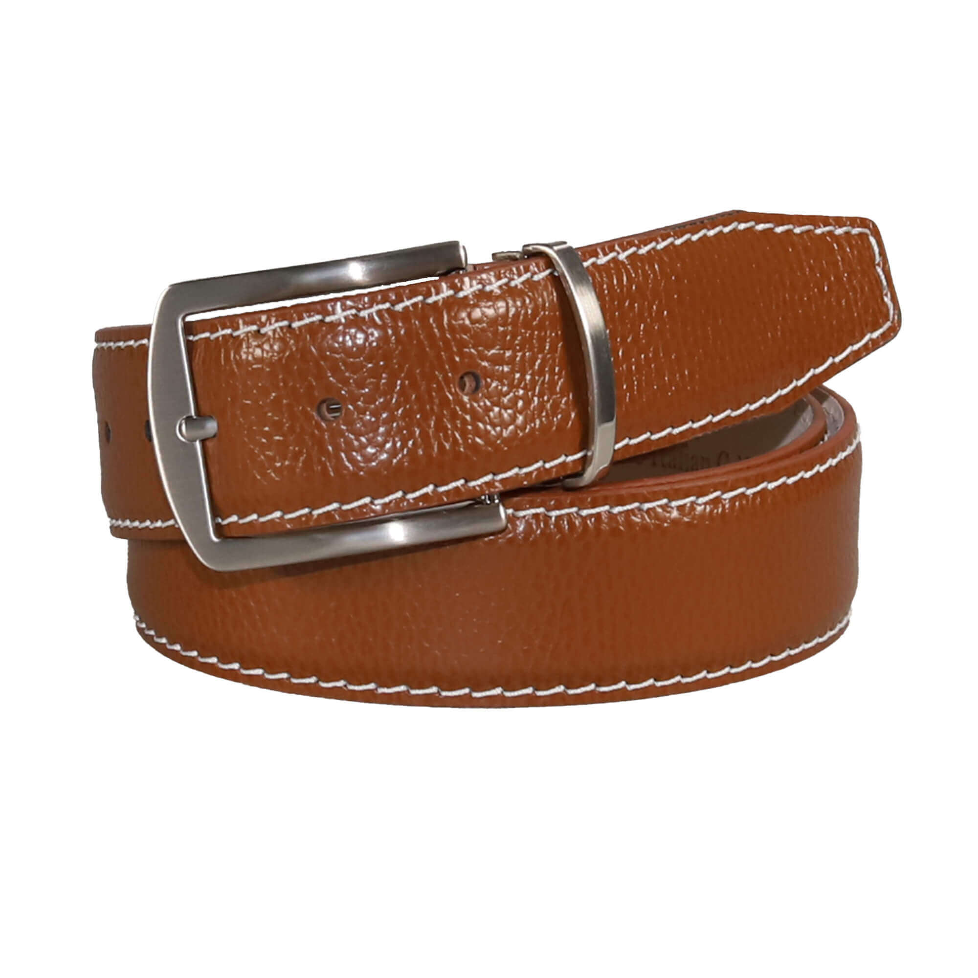 Pebble Grain Reversible Leather Belt | Britches | Mr. Big & Tall Men's
