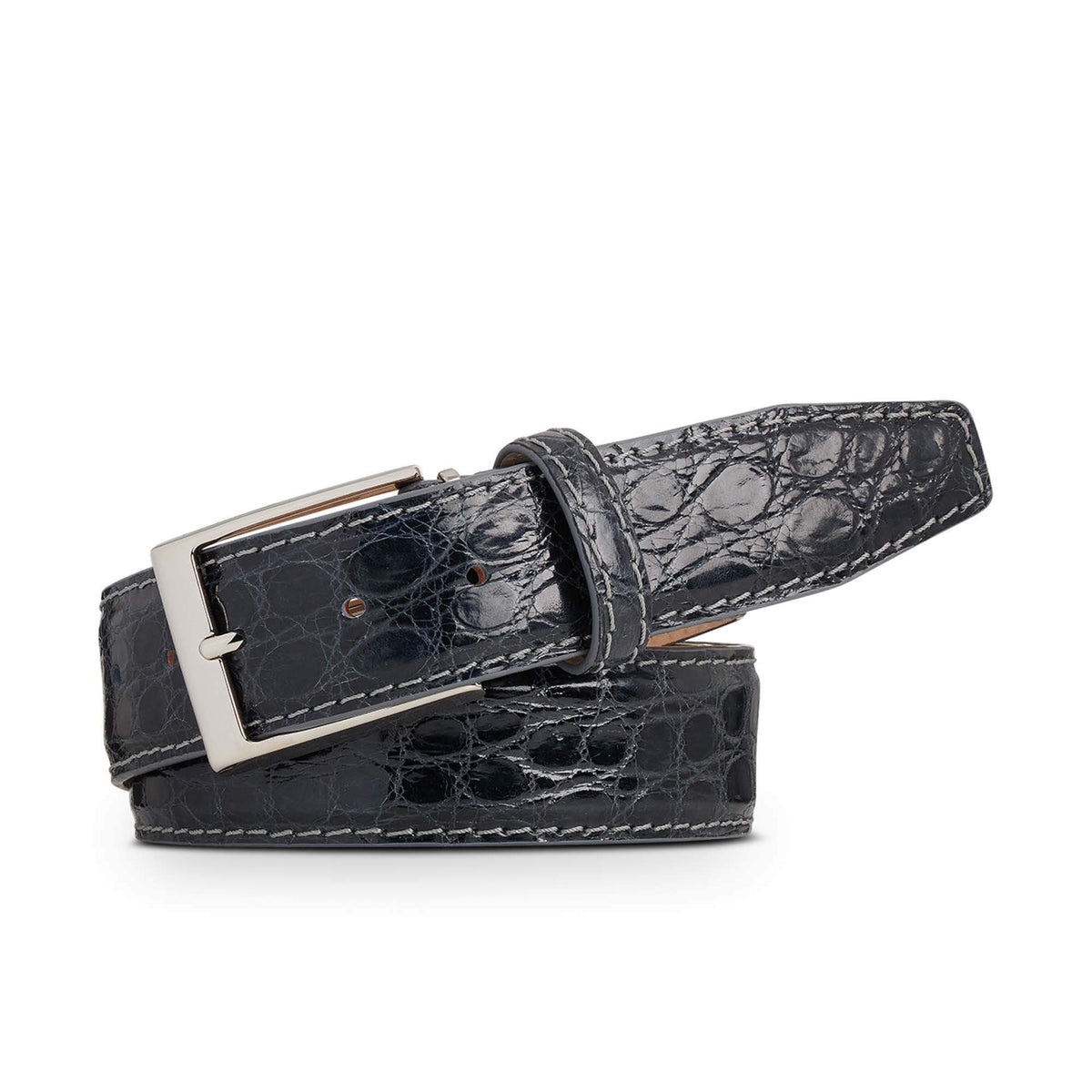 Gray Crocodile Leather Belt | Roger Ximenez | Crocodile | Roger Ximenez