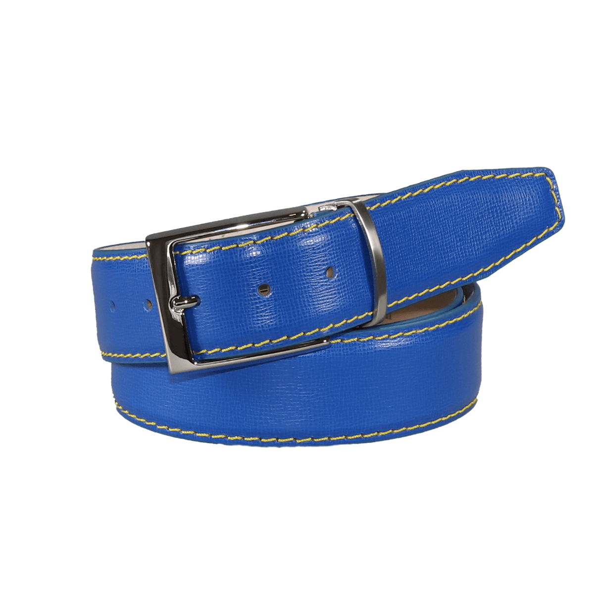 Levi Blue Italian Calf Leather Belt