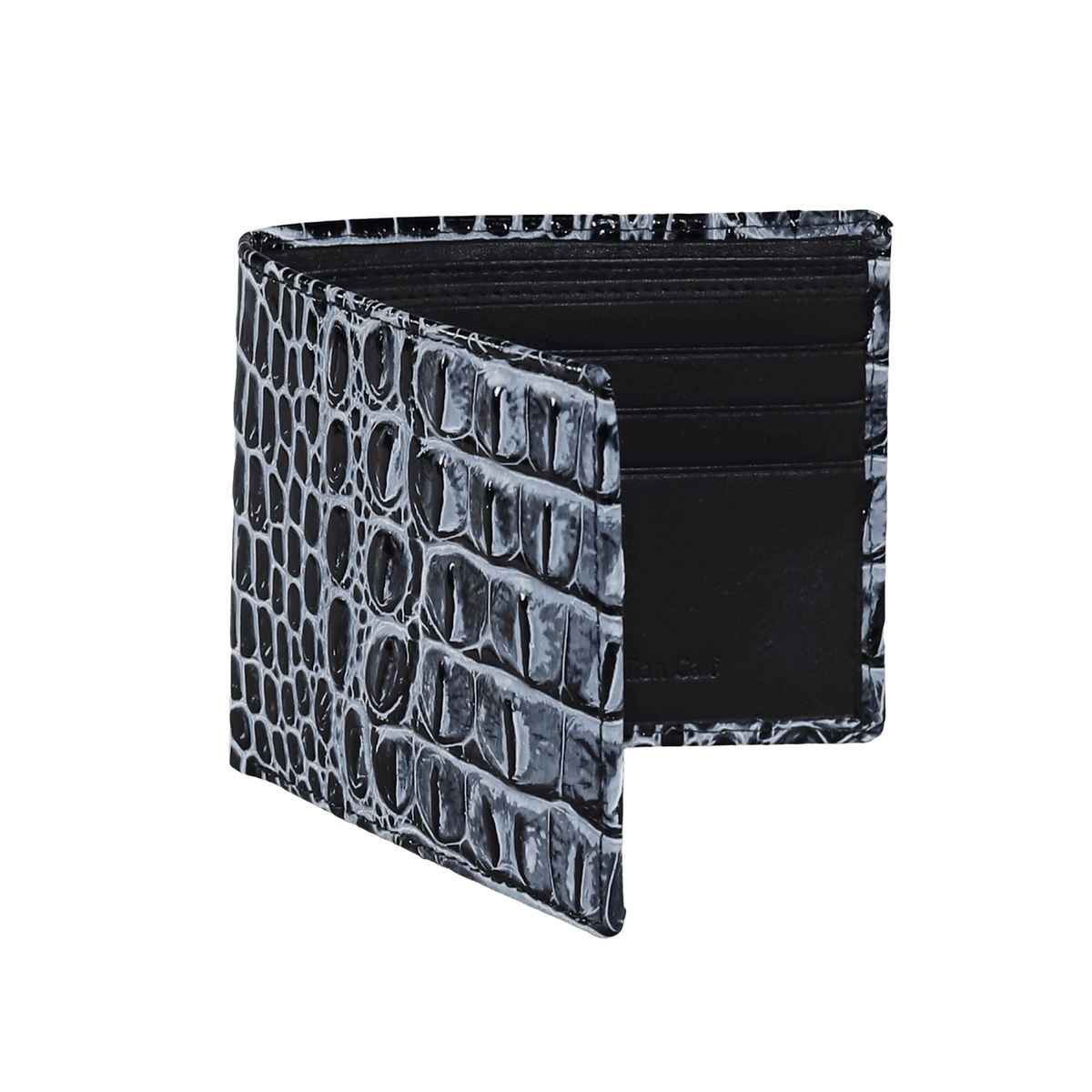 Shadow Mock Croc Leather Wallet | Wallet | Roger Ximenez