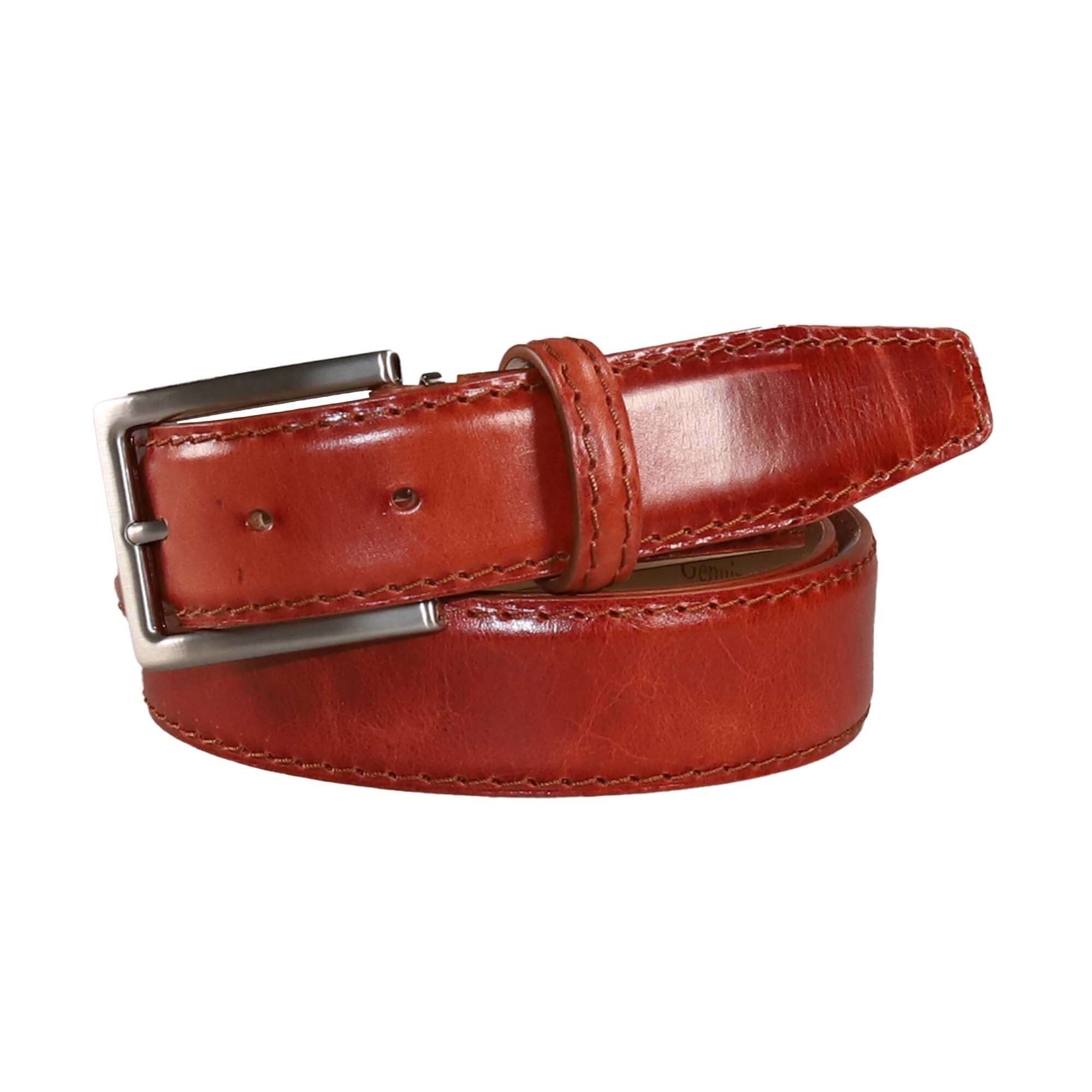 Luxury Leather Belt for Men | James Vintage Cognac | Italian Calf | Roger Ximenez