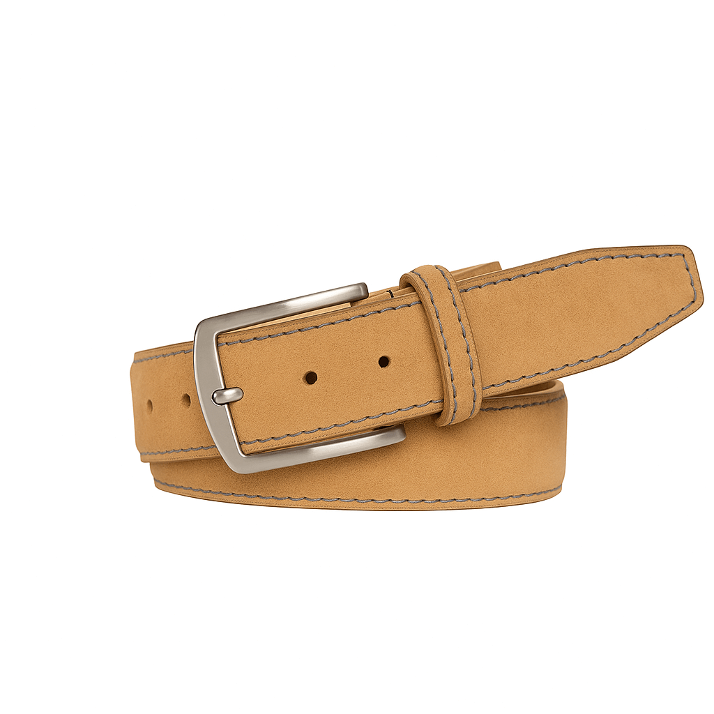 Toast Suede Leather Belt
