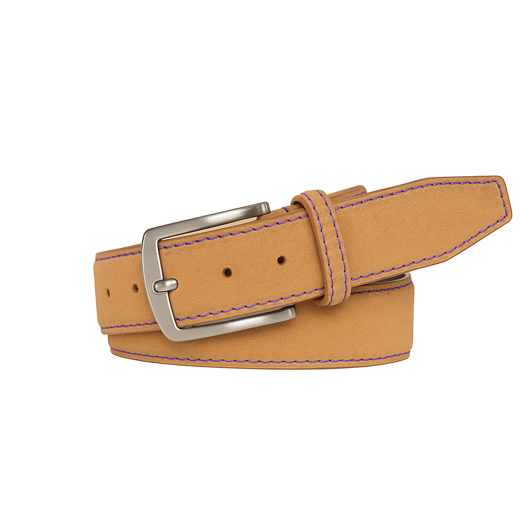 Toast Suede Leather Belt