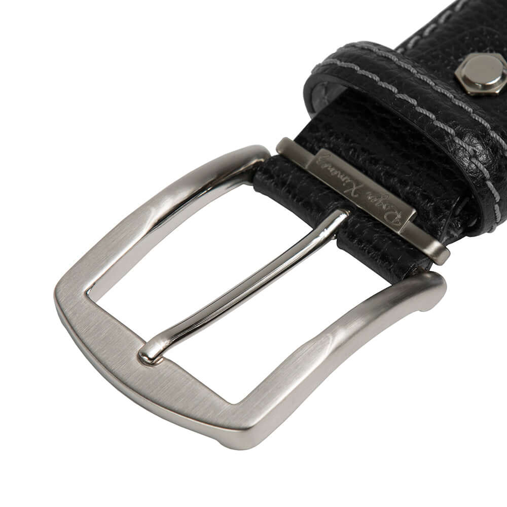 40 mm Italian Solid Brass Belt Buckle Palladium Plated Made in Italy 1167. | Buckle | Roger Ximenez
