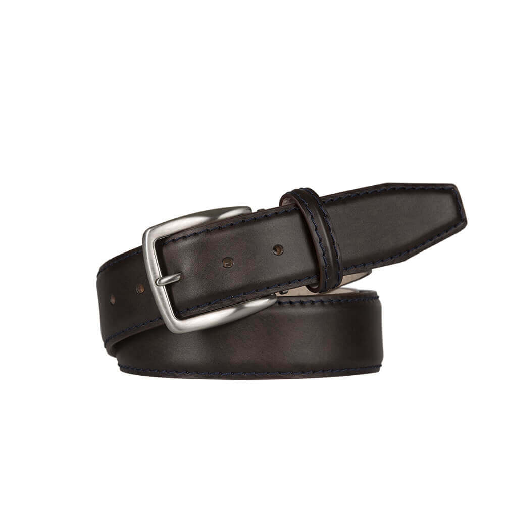 Driftwood Brown Surf Calf Leather Belt | Italian Calf | Roger Ximenez