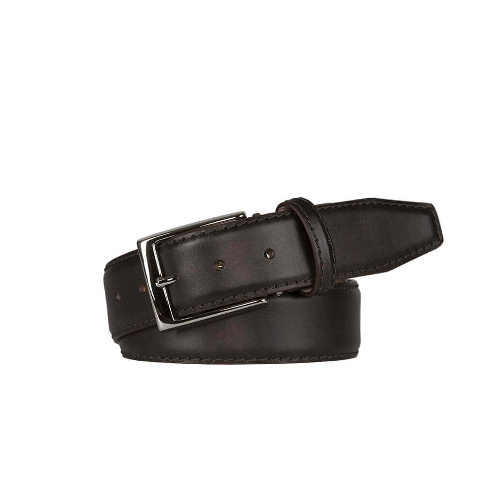Driftwood Brown Surf Calf Leather Belt | Italian Calf | Roger Ximenez