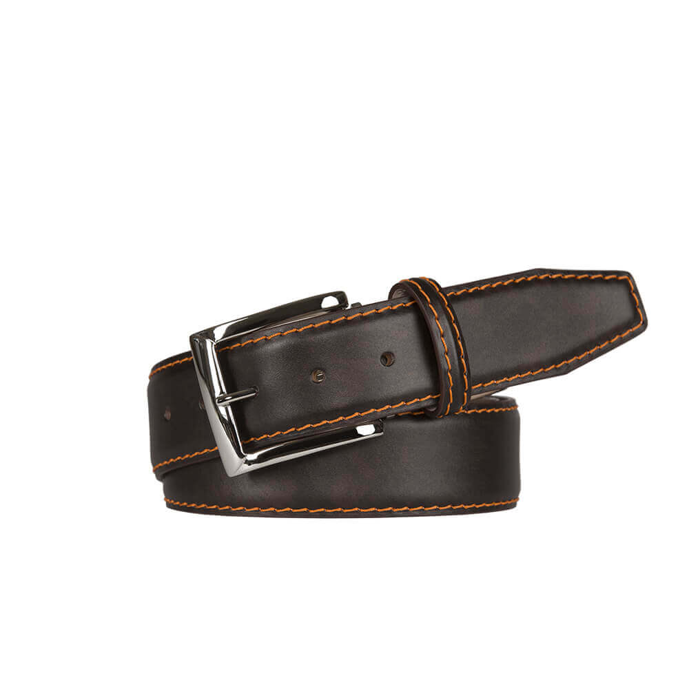 Driftwood Brown Surf Calf Leather Belt | Italian Calf | Roger Ximenez
