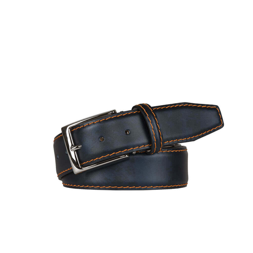 Ocean Surf Calf Leather Belt | Mens Bespoke Fashion | Roger Ximenex | Italian Calf | Roger Ximenez