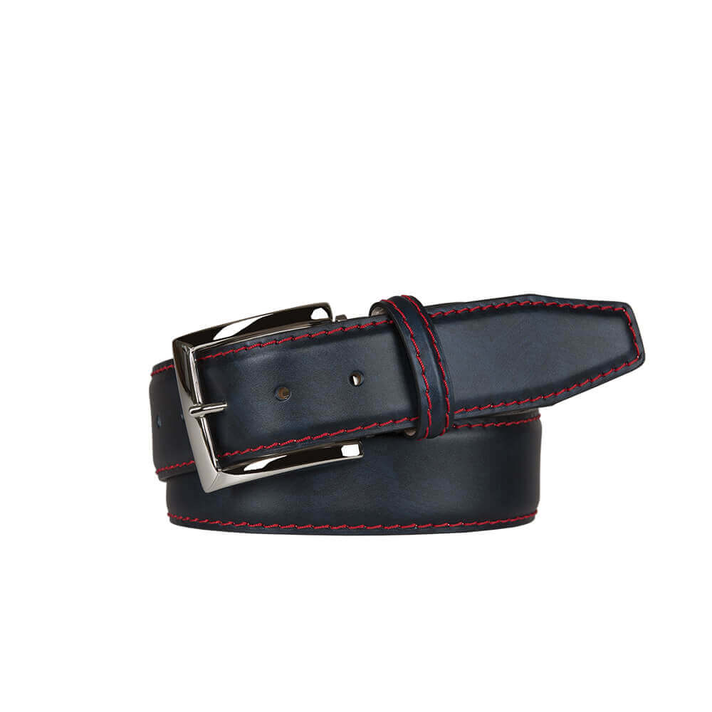 Ocean Surf Calf Leather Belt | Mens Bespoke Fashion | Roger Ximenex | Italian Calf | Roger Ximenez