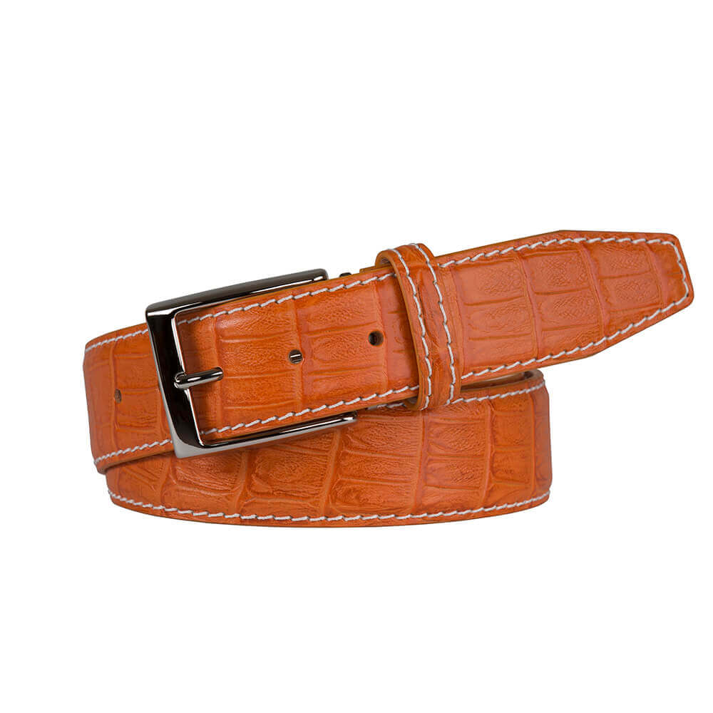 Orange Belt | Mock Caiman Orange Belt | Roger Ximenez | Mock Caiman | Roger Ximenez