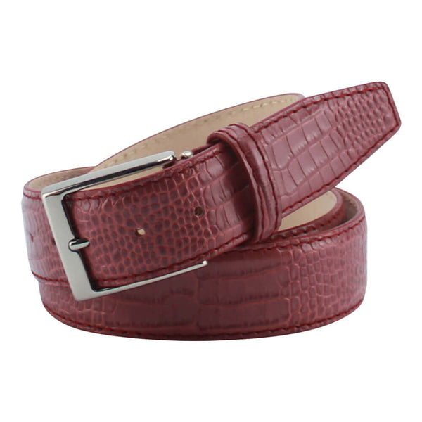 小物 mertra Alligator Skin Belt (Wine) S-M 小物 mertra Alligator Skin Belt (Wine) S-M Alligator Skin Belt