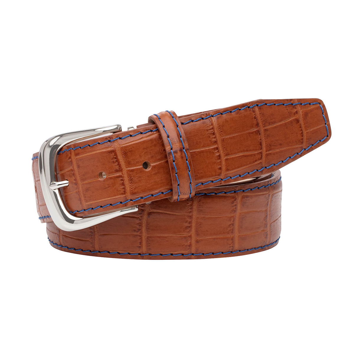 Classic Alligator Leather 35MM Reversible Belt
