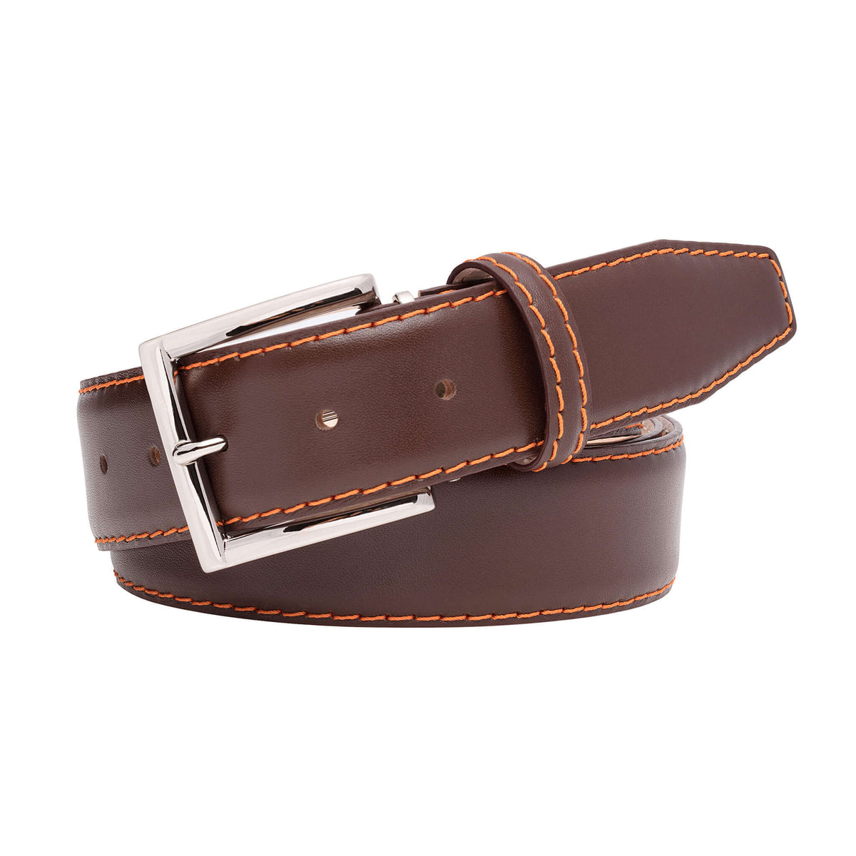 Brown Italian Calf Leather Belt | Mens Fashion | Roger Ximenez | Italian Calf | Roger Ximenez