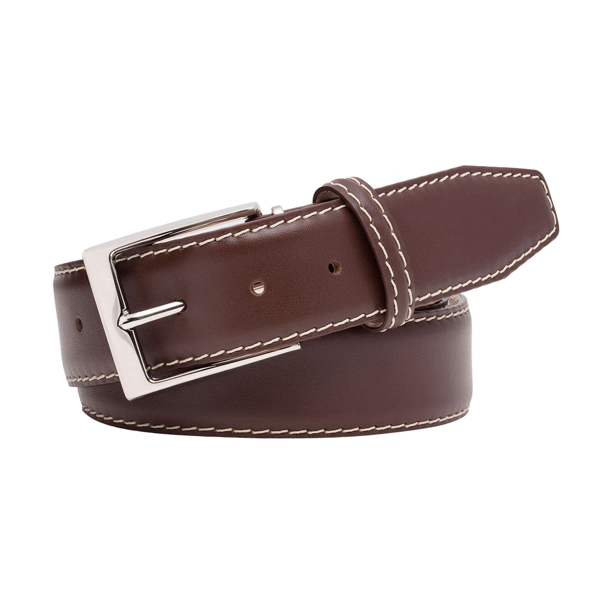 Brown Italian Calf Leather Belt | Mens Fashion | Roger Ximenez | Italian Calf | Roger Ximenez