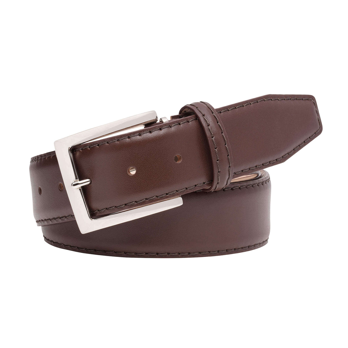 Brown Italian Calf Leather Belt | Mens Fashion | Roger Ximenez | Italian Calf | Roger Ximenez