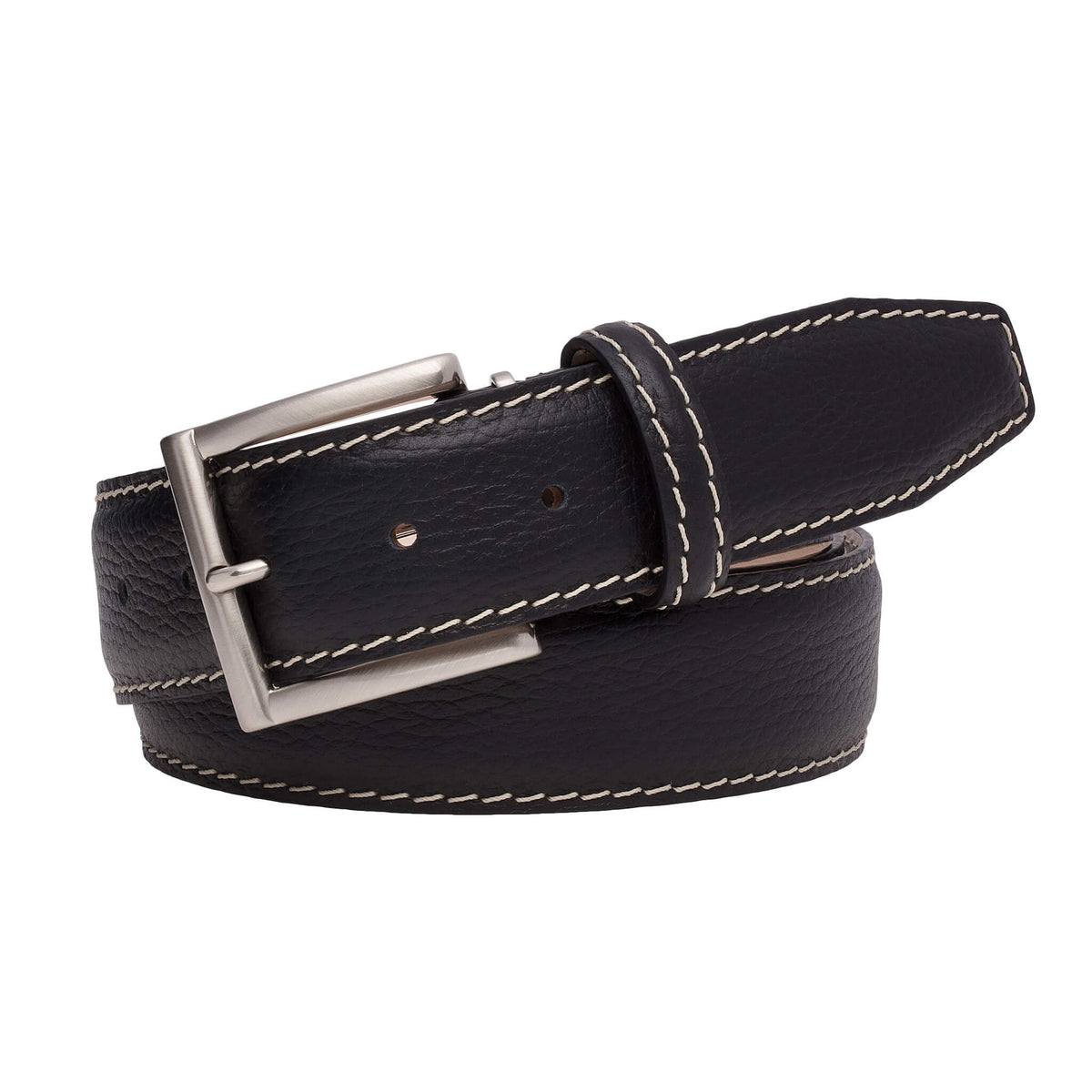 Toast Suede Leather Belt | Mens Designer Goods | Roger Ximenez Black / 36 / 40mm