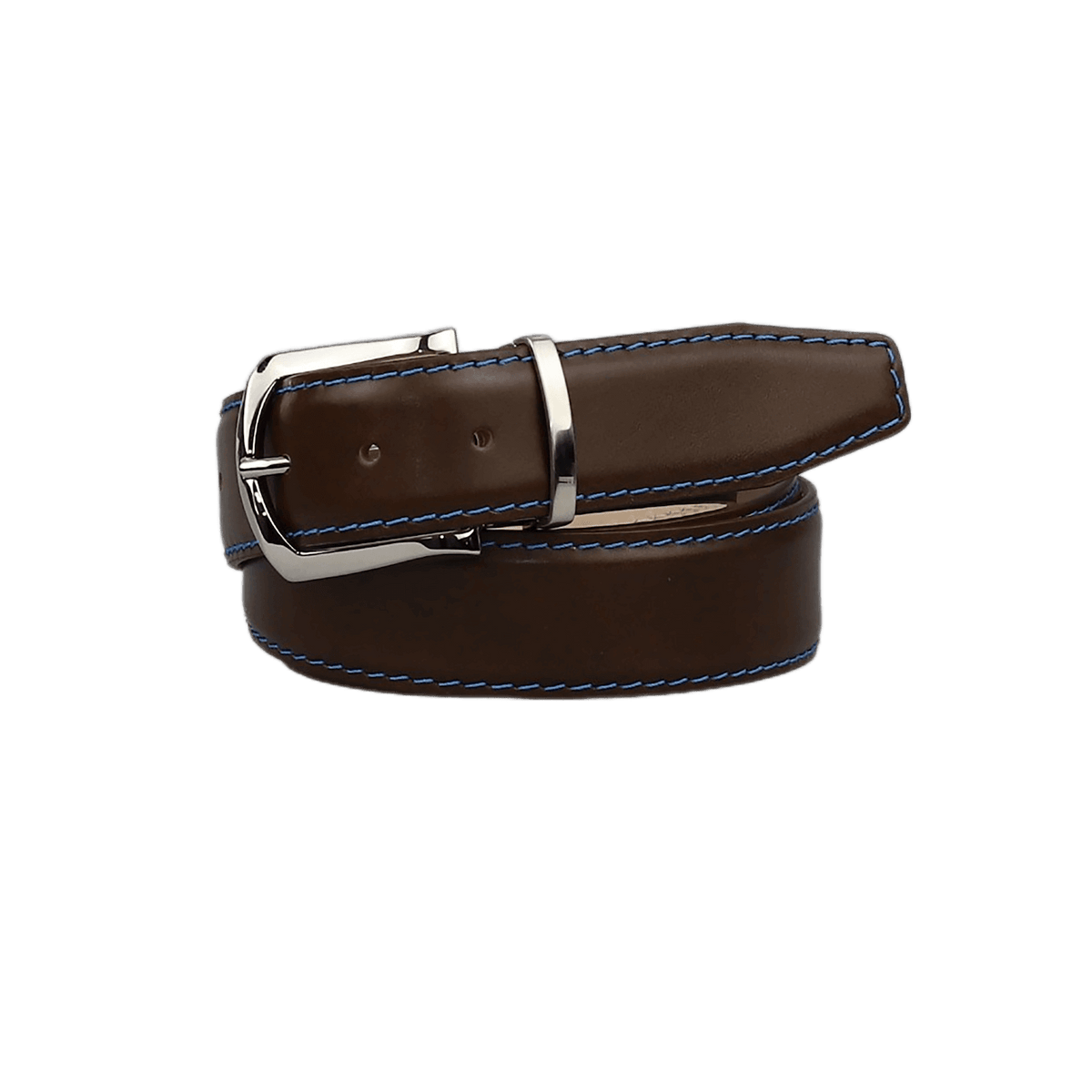 Spotty Brown Italian Calf Leather Belt | Mens Fashion | Roger Ximenez | Italian Calf | Roger Ximenez