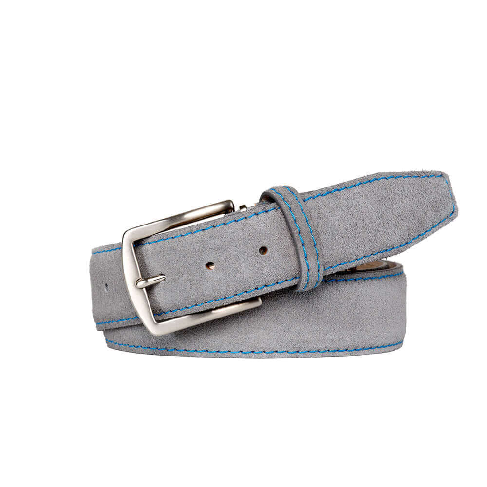 Blue suede belt online mens