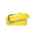 Yellow Mock Gator Leather Belt | Mens Fashion & Goods | Roger Ximenez | Mock Gator | Roger Ximenez