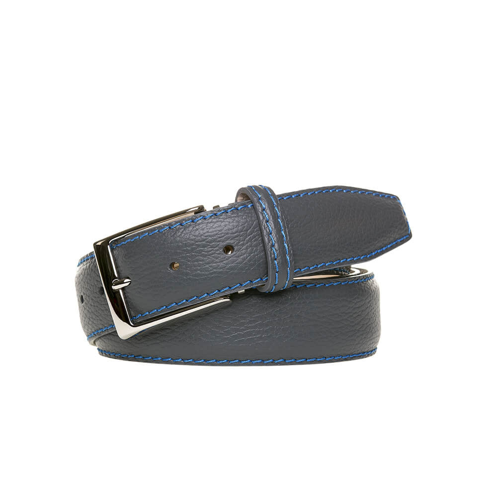 Very high quality calfskin belt handmade in Spain by Piel Frama leather  craftsmen.