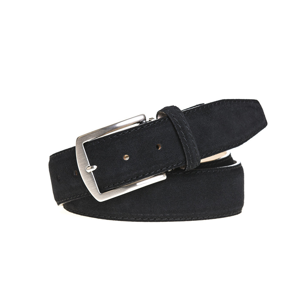 Black suede belt mens 2025