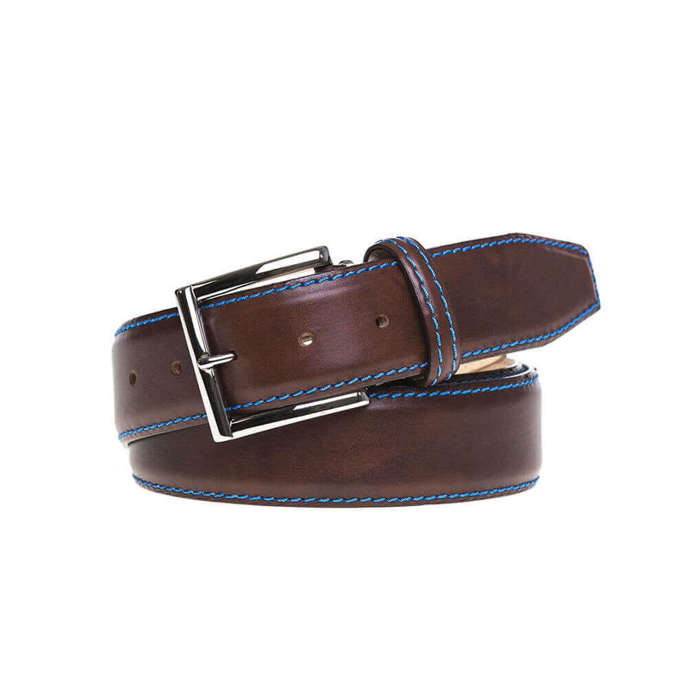 Special Edition Cognac Leather Belt | Mens Fashion | Roger Ximenez | Italian Calf | Roger Ximenez