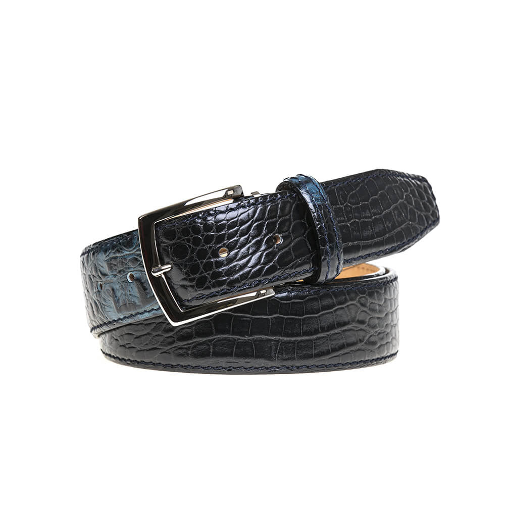 Blue Vintage Twice Belt - [variant_title] | Mens Fashion &amp; Leather Goods by Roger Ximenez